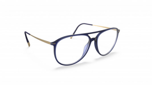Silhouette Illusion Lite Full Rim 1598 Eyeglasses, 4630 Trusty Blue