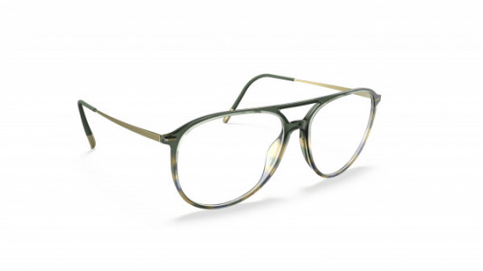 Silhouette Illusion Lite Full Rim 1598 Eyeglasses, 5840 Pine Switch