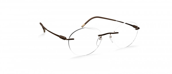 Silhouette Purist AJ Eyeglasses, 6040 Harmonious Brown