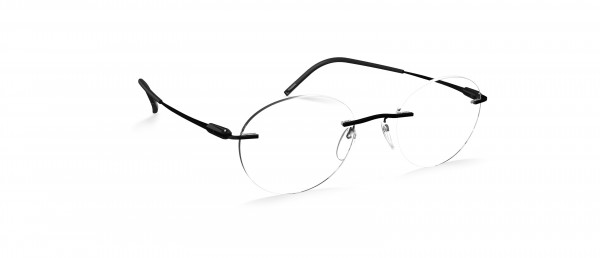 Silhouette Purist AJ Eyeglasses, 9040 Strong Black