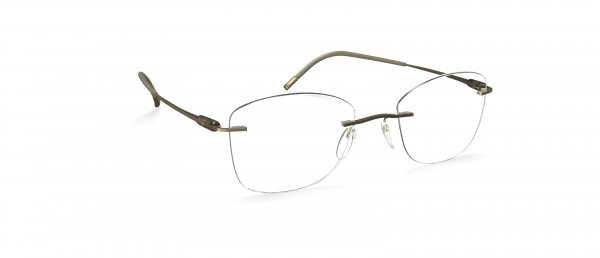 Silhouette Purist AW Eyeglasses, 8540 Restful Olive