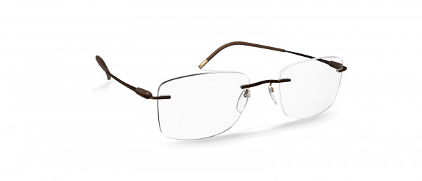 Silhouette Purist BS Eyeglasses, 6040 Harmonious Brown