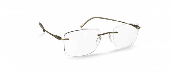 Silhouette Purist BS Eyeglasses, 8540 Restful Olive