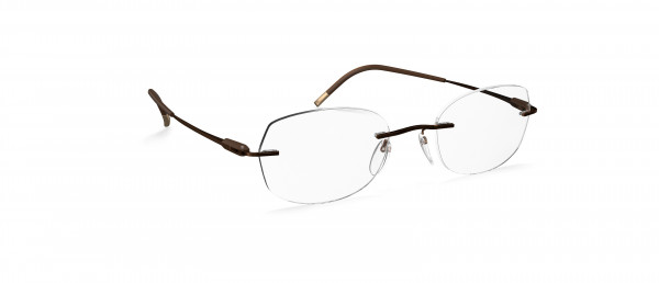Silhouette Purist IX Eyeglasses, 6040 Harmonious Brown