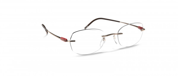 Silhouette Purist IX Eyeglasses, 6140 Papaya