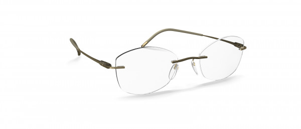 Silhouette Purist JN Eyeglasses, 8540 Restful Olive