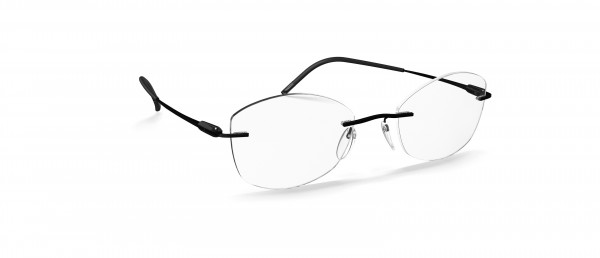 Silhouette Purist JN Eyeglasses, 9040 Strong Black