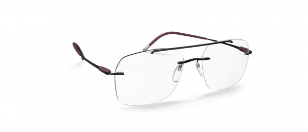 Silhouette Purist LA Eyeglasses, 6560 Energetic Beetroot