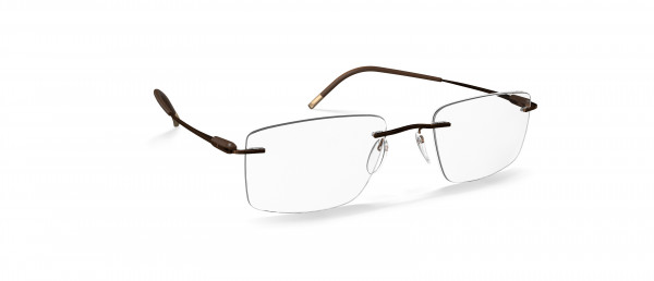 Silhouette Purist LD Eyeglasses, 6040 Harmonious Brown