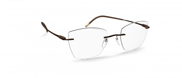 Silhouette Purist LE Eyeglasses, 6040 Harmonious Brown