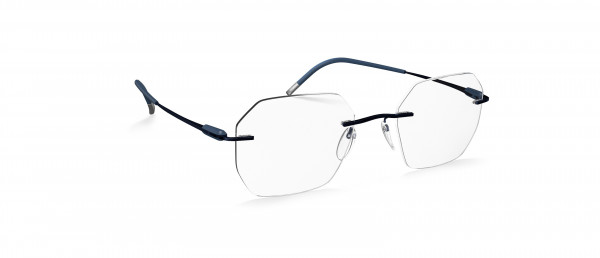 Silhouette Purist LG Eyeglasses, 4540 Trusty Blue