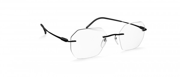 Silhouette Purist LG Eyeglasses, 9040 Strong Black