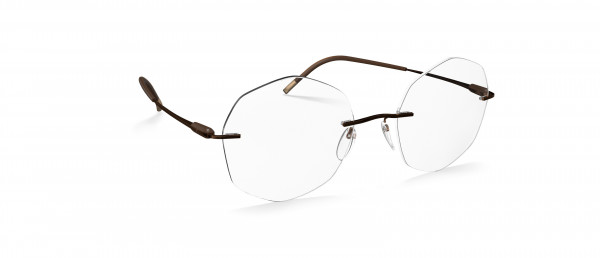 Silhouette Purist LH Eyeglasses, 6040 Harmonious Brown