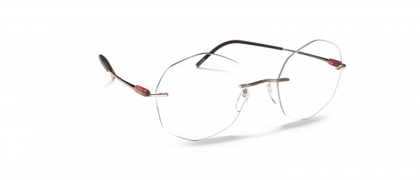Silhouette Purist LH Eyeglasses, 6140 Papaya