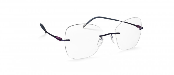Silhouette Purist LI Eyeglasses, 4040 Vigorous Berry