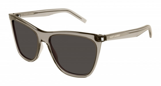 Saint Laurent SL 526 Sunglasses, 004 - BROWN with BLACK lenses