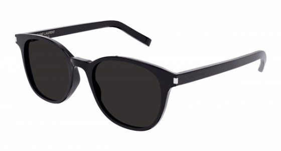 Saint Laurent SL 527 ZOE Sunglasses, 001 - BLACK with BLACK lenses