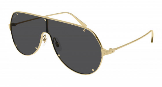 Cartier CT0324S Sunglasses, 001 - GOLD with GREY lenses