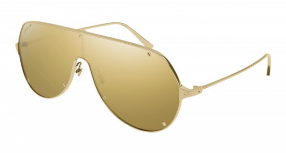Cartier CT0324S Sunglasses, 003 - GOLD with BRONZE lenses