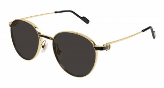 Cartier CT0335S Sunglasses, 001 - GOLD with GREY lenses