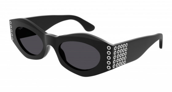 Azzedine Alaïa AA0057S Sunglasses, 001 - BLACK with GREY lenses