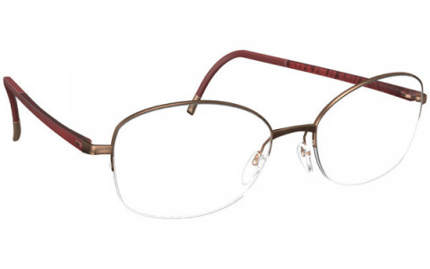 Silhouette Illusion Nylor 4561 Eyeglasses, 6040 Velvet Apricot