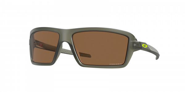 Oakley OO9129 CABLES Sunglasses, 912919 CABLES MATTE OLIVE INK PRIZM B (GREEN)