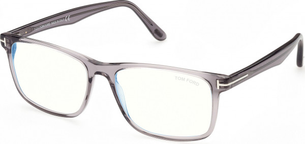 Tom Ford FT5752-B Eyeglasses, 020 - Shiny Grey / Shiny Grey