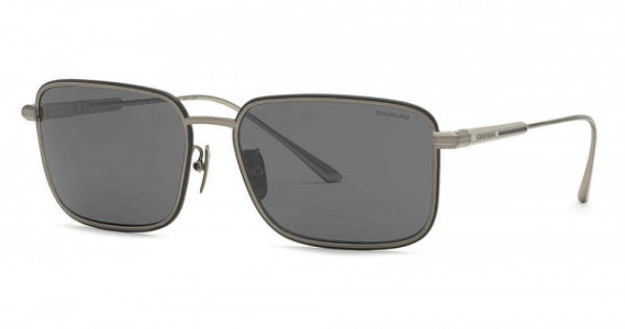 Chopard SCHF84M Sunglasses, GUN/ BLACK (K56P)