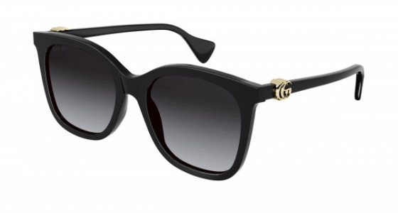 Gucci GG1071S Sunglasses, 001 - BLACK with GREY lenses