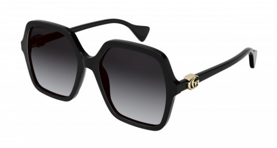 Gucci GG1072S Sunglasses, 001 - BLACK with GREY lenses