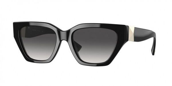 Valentino VA4110 Sunglasses, 50018G BLACK (BLACK)