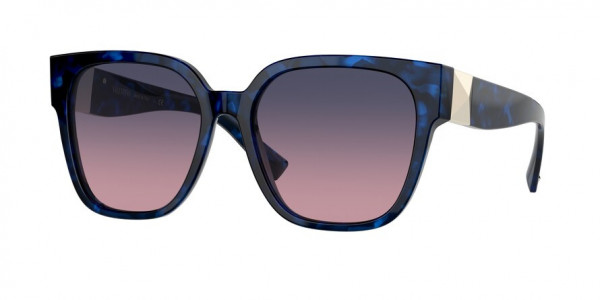 Valentino VA4111F Sunglasses, 5031I6 BLUE HAVANA (BLUE)