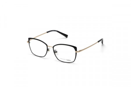 William Morris WM50228 Eyeglasses, BLACK/GOLD (C1)