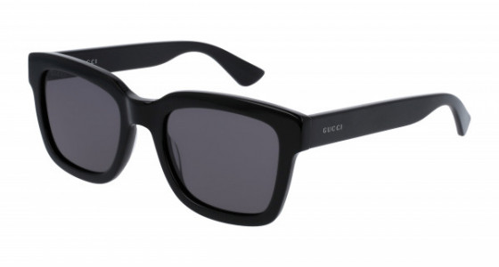 Gucci GG0001SN Sunglasses, 001 - BLACK with SMOKE lenses