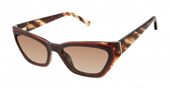 Kate Young K577 Sunglasses, Brown (BRN)