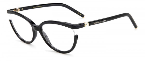 Carolina Herrera CH 0005 Eyeglasses, 0807 BLACK