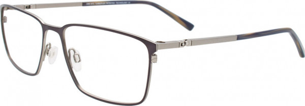 OAK NYC O3013 Eyeglasses, 020 - Satin Grey & Steel / Satin Grey & Steel