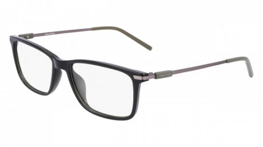 Nautica N8170 Eyeglasses, (325) CRYSTAL OLIVE