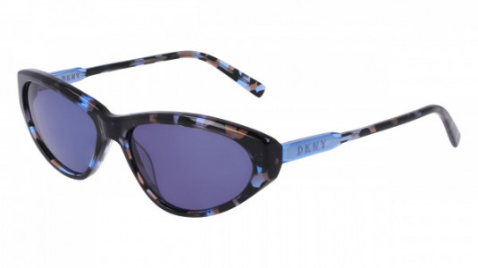 DKNY DK542S Sunglasses, (236) MINK/BLUE TORTOISE