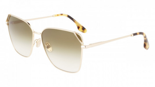 Victoria Beckham VB228S Sunglasses, (700) GOLD-KHAKI