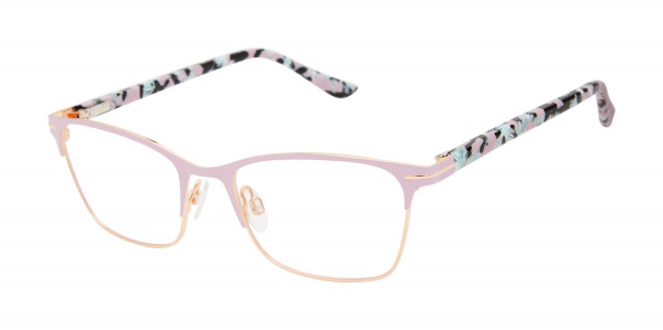 gx by Gwen Stefani GX833 Eyeglasses, Lavender/Rose Gold (LAV)