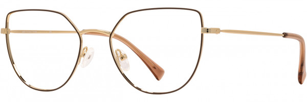 Adin Thomas Adin Thomas 542 Eyeglasses, 1 - Chocolate / Gold