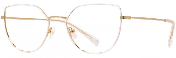 Adin Thomas Adin Thomas 542 Eyeglasses, 3 - White / Gold