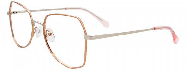 CHILL C7049 Eyeglasses, 030 - Pink Gold & Steel
