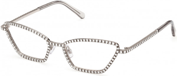 Swarovski SK5421 Eyeglasses, 016 - Shiny Palladium