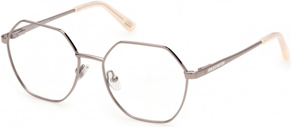 Skechers SE2195 Eyeglasses, 008 - Shiny Gunmetal