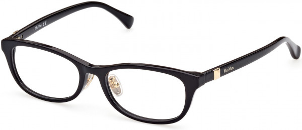 Max Mara MM5046-D Eyeglasses, 001 - Shiny Black