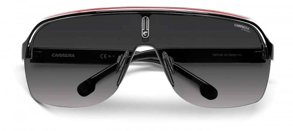 Carrera TOPCAR 1/N Sunglasses, 0T4O BLACK WHITE RED