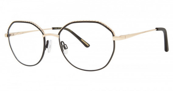 Via Spiga VS FIAMMETTA Eyeglasses, 500 BLACK/GOLD